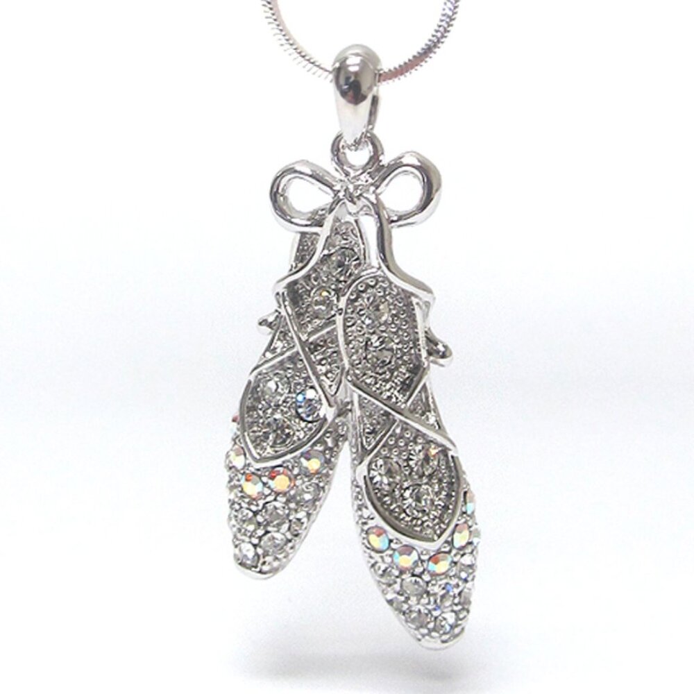 Ballet Slippers Shoes - Ballerine Pendent Necklace